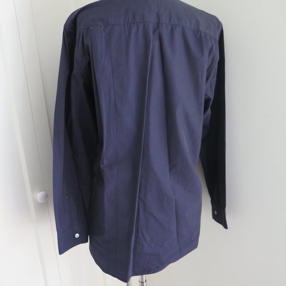COMME des GARCONS Woman's Blue Cotton Shirt/Blouse Size Medium  Made in France - Picture 5 of 6